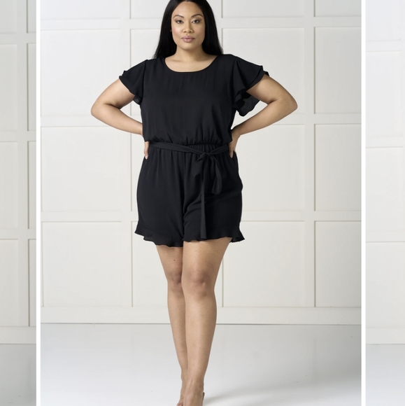 Kelly Ruffled Romper - Picture 1 of 4